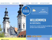Tablet Screenshot of fuerstenzell.de